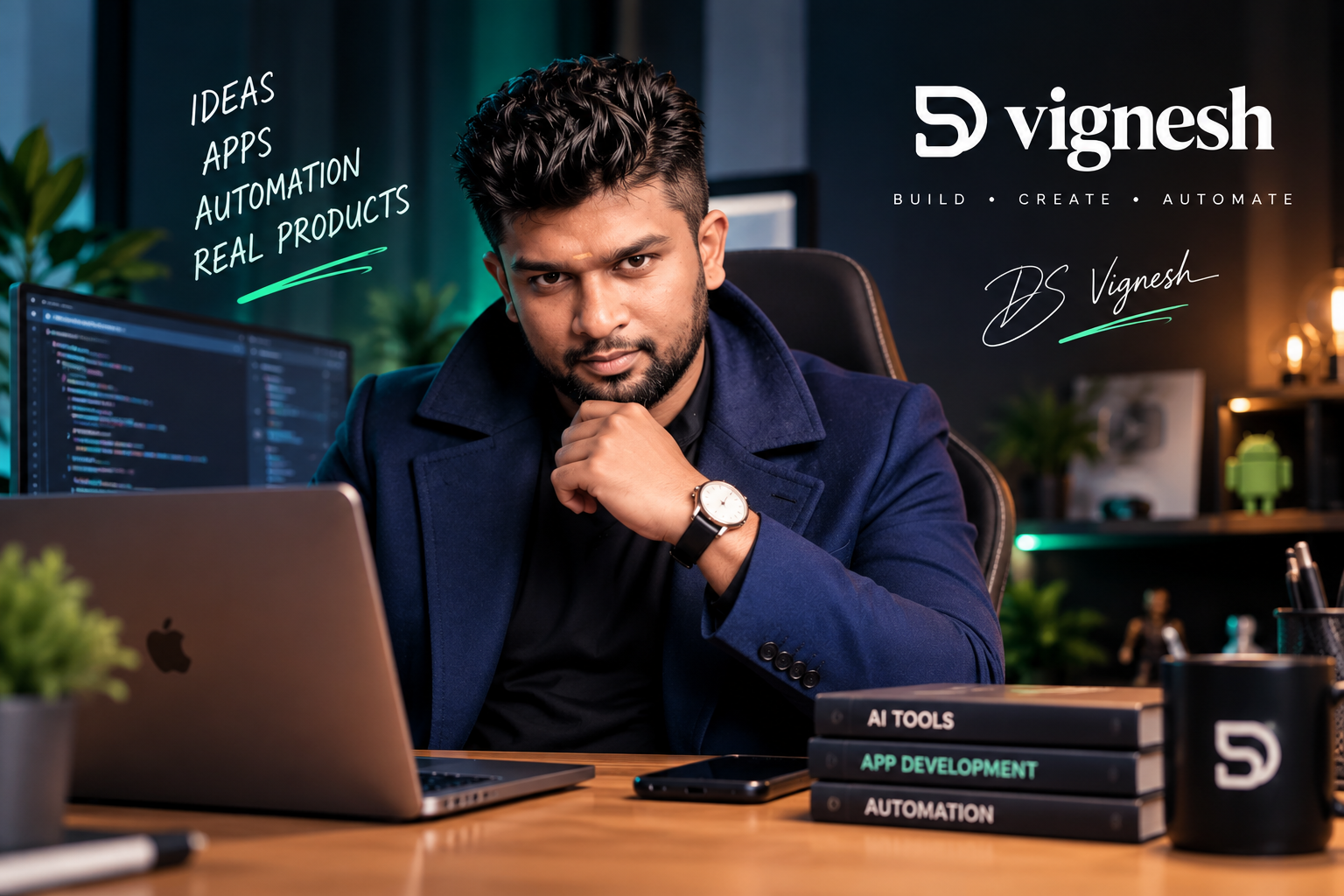 DS Vignesh — ideas, apps, automation and real products